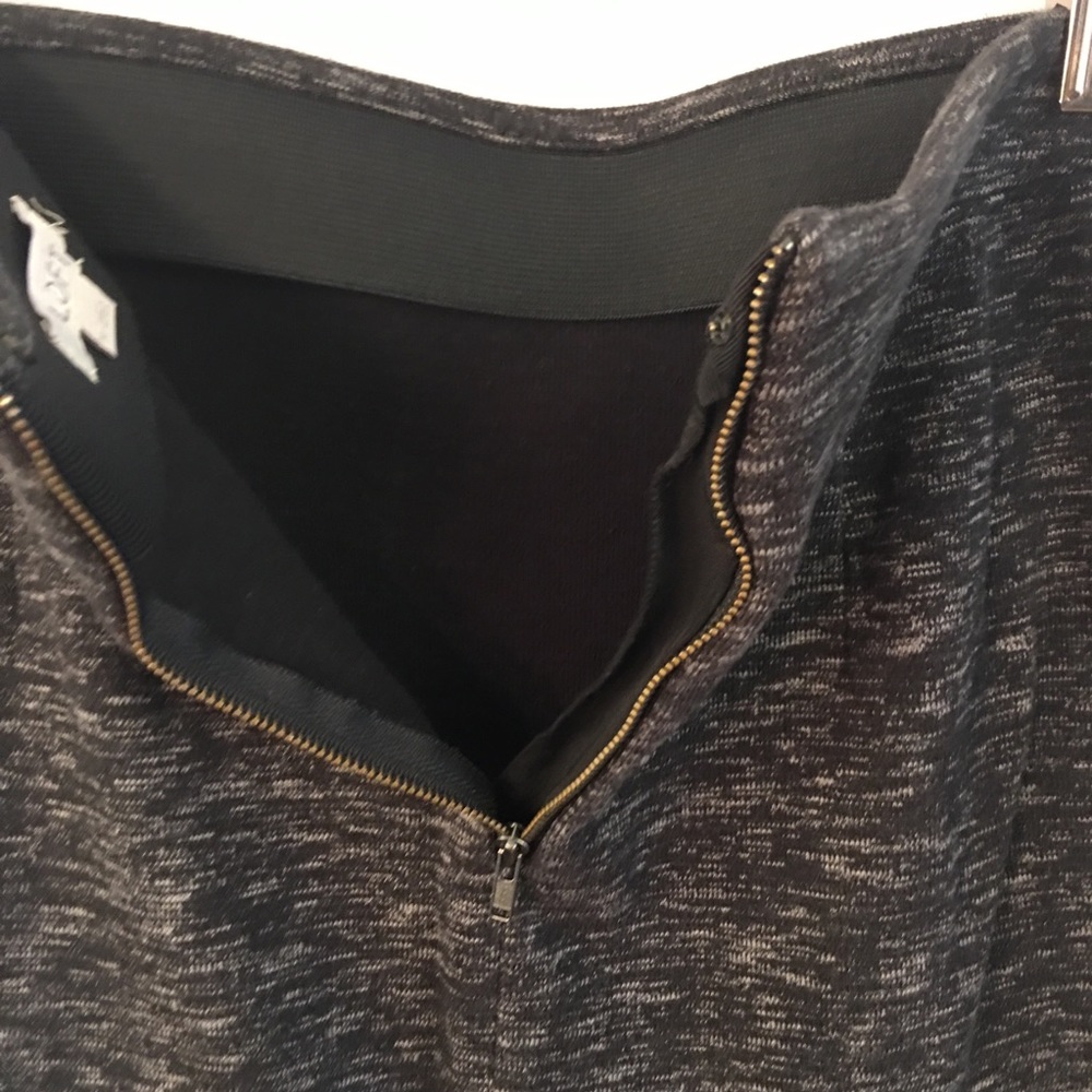 Ann Taylor Loft Peplum Skirt M Mini Marl Heather - Picture 5 of 5